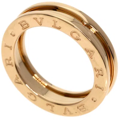 Pre-owned Bvlgari Pink Gold (18k) Band Ring ()