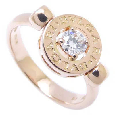 Pre-owned Bvlgari Pink Gold (18k) Band Ring ()