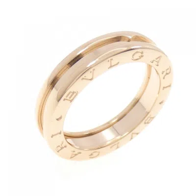 Pre-owned Bvlgari Pink Gold (18k) Band Ring () In Multi
