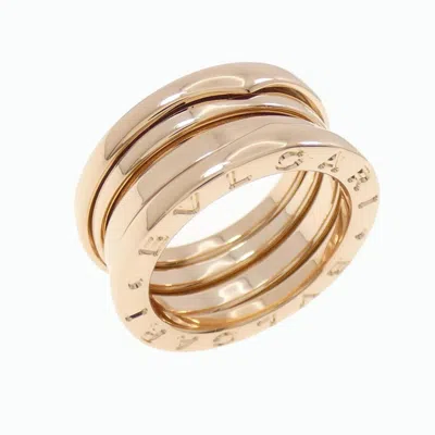 Pre-owned Bvlgari Pink Gold (18k) Band Ring () In Multi