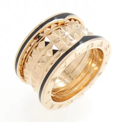 Pre-owned Bvlgari Pink Gold (18k) Band Ring () In Multi