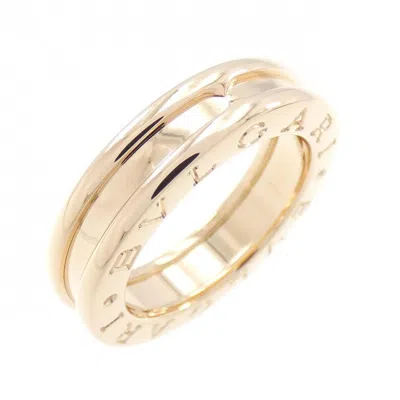 Pre-owned Bvlgari Pink Gold (18k) Band Ring () In Multi
