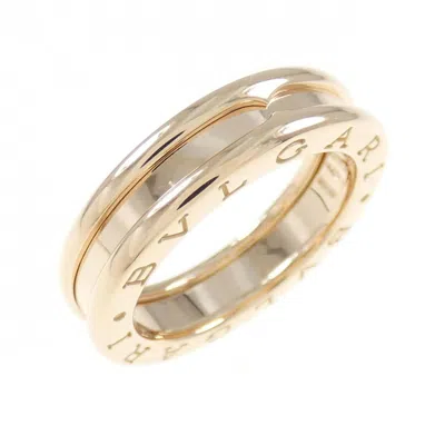 Pre-owned Bvlgari Pink Gold (18k) Band Ring () In Multi