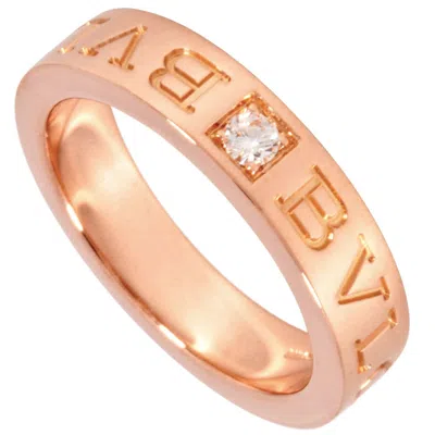 Pre-owned Bvlgari Pink Gold (18k) Band Ring () In Multi