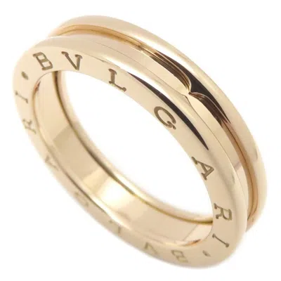 Pre-owned Bvlgari Pink Gold (18k) Band Ring ()