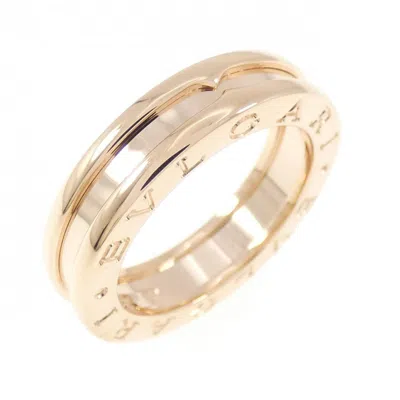 Pre-owned Bvlgari Pink Gold (18k) Band Ring ()