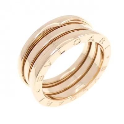 Pre-owned Bvlgari Pink Gold (18k) Band Ring ()