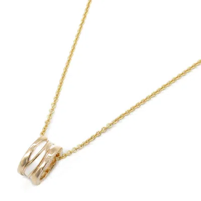 Pre-owned Bvlgari Pink Gold (18k) Ceramic Necklace () In White