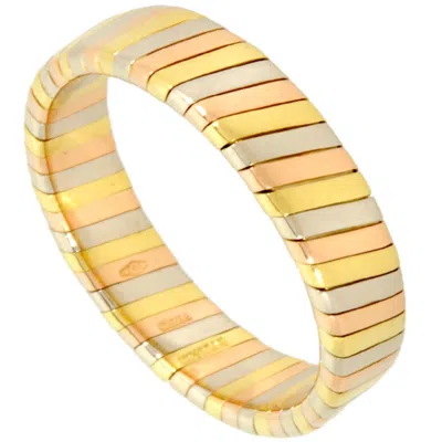Pre-owned Bvlgari Pink Gold (18k) Gold (18k) Yellow Gold (18k) Band Ring () In Multi