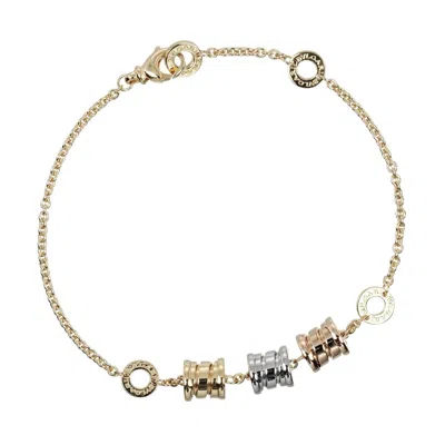 Pre-owned Bvlgari Pink Gold (18k) Gold (18k) Yellow Gold (18k) Charm Bracelet () In Multi