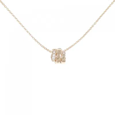 Pre-owned Bvlgari Pink Gold (18k) Necklace ()