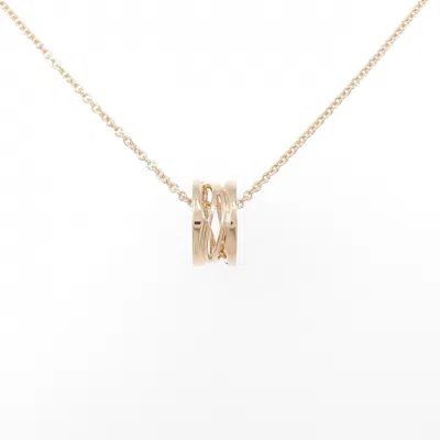 Pre-owned Bvlgari Pink Gold (18k) Necklace ()