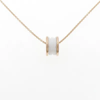 Pre-owned Bvlgari Pink Gold Ceramic Pink Gold (18k) Necklace ()