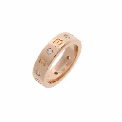 Pre-owned Bvlgari Pink Gold Pink Gold (18k) Band Ring ()
