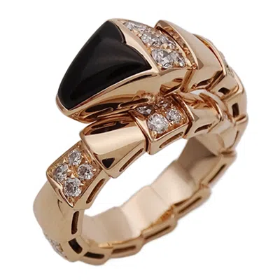 Pre-owned Bvlgari Pink Gold Pink Gold (18k) Band Ring ()