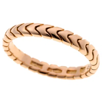 Pre-owned Bvlgari Pink Gold Pink Gold (18k) Band Ring ()