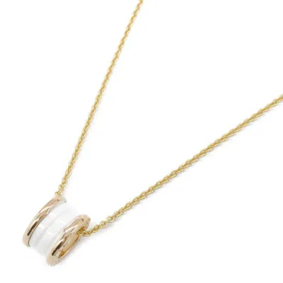 Pre-owned Bvlgari Pink Gold Pink Gold (18k) Ceramic Necklace () In Multi