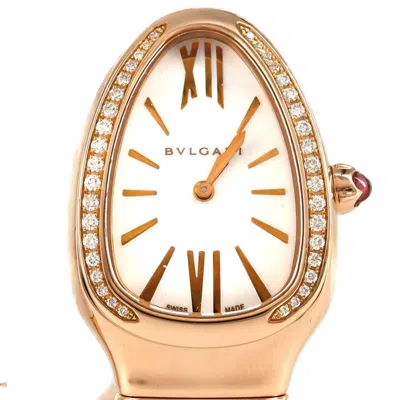 Pre-owned Bvlgari Pink Gold Pink Wristwatch () In Multi