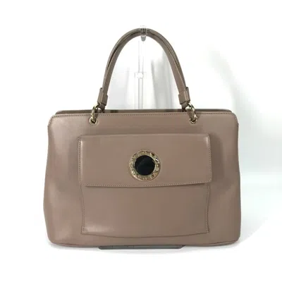 Pre-owned Bvlgari Pink Leather Shoulder Bag ()