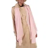 Bvlgari Pink Logomania Silk Maxi Stole 245356 In Pink