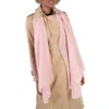 Bvlgari Pink Logomania Silk Maxi Stole 245356 In Pink