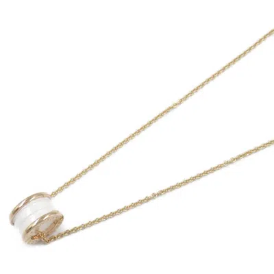 Pre-owned Bvlgari Pink Pink Gold (18k) Ceramic Necklace () In Multi