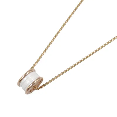 Pre-owned Bvlgari Pink Pink Gold (18k) Ceramic Necklace () In Multi