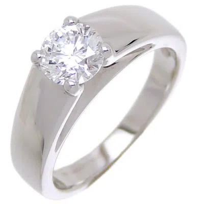 Pre-owned Bvlgari Platinum 950 Band Ring ()