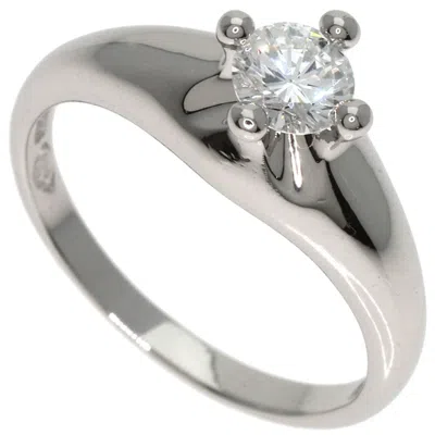 Pre-owned Bvlgari Platinum 950 Band Ring ()