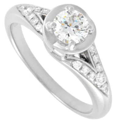 Pre-owned Bvlgari Platinum 950 Band Ring ()