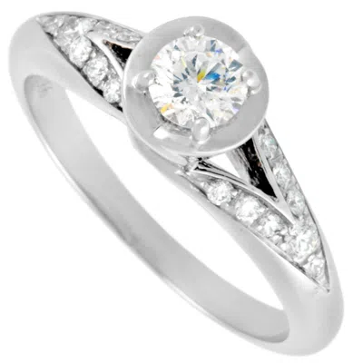 Pre-owned Bvlgari Platinum 950 Band Ring ()