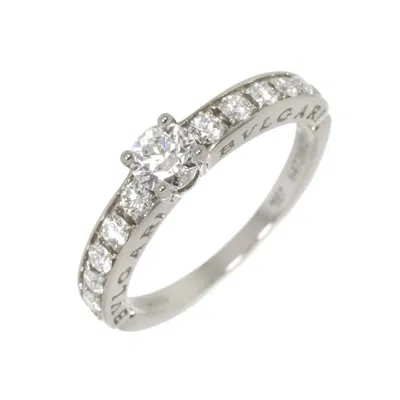 Pre-owned Bvlgari Platinum 950 Band Ring ()