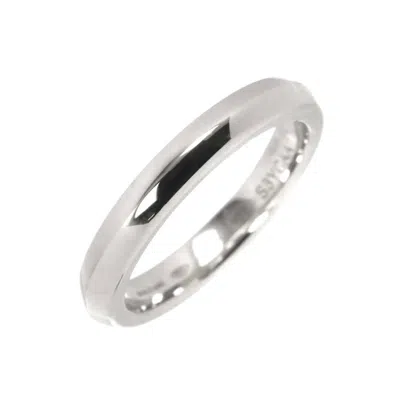 Pre-owned Bvlgari Platinum 950 Band Ring ()