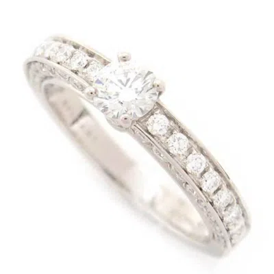 Pre-owned Bvlgari Platinum 950 Band Ring ()