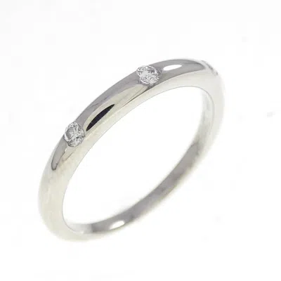 Pre-owned Bvlgari Platinum 950 Band Ring ()