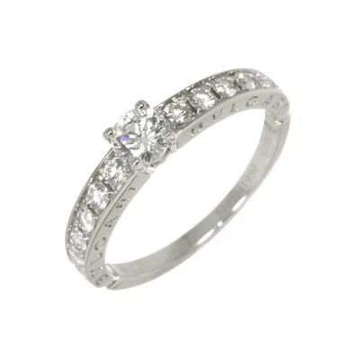 Pre-owned Bvlgari Platinum 950 Band Ring ()