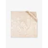 Bvlgari Womens Beige Polychroma Lux Printed Square Silk-twill Scarf In Neutral