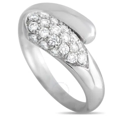 Bvlgari 18k White Gold Diamond Ring In Metallic
