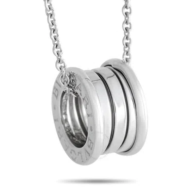 BVLGARI PRE-OWNED BVLGARI B.ZERO1 18K WHITE GOLD NECKLACE BV07 030724