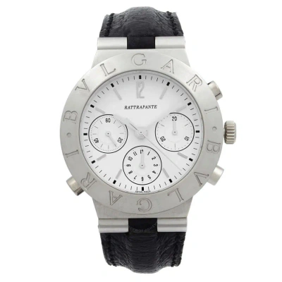Bvlgari Diagono Chronograph White Dial Men's Watch Ch40 Pl In Black