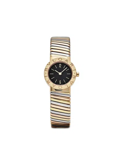 Pre-owned Bvlgari  Tubogas 23mm In 黑色