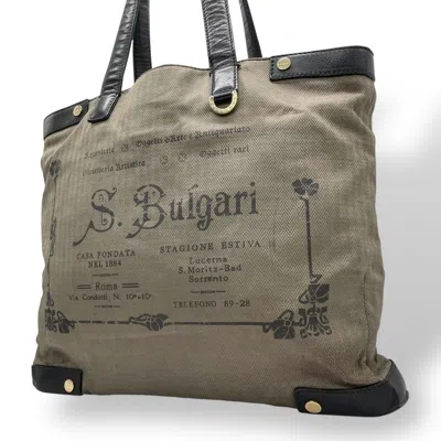 Pre-owned Bvlgari Pvc Leather Tote Bag () In Multi