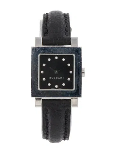 Pre-owned Bvlgari Quadrato Watch In Multi