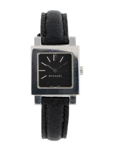 Pre-owned Bvlgari Quadrato Watch In Multicolor