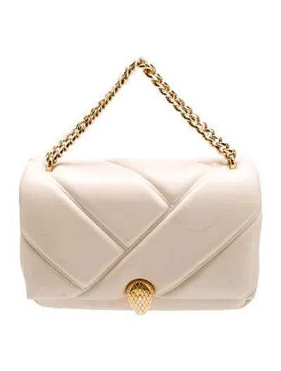 Pre-owned Bvlgari Quilted Serpenti Cabochon In Neutral