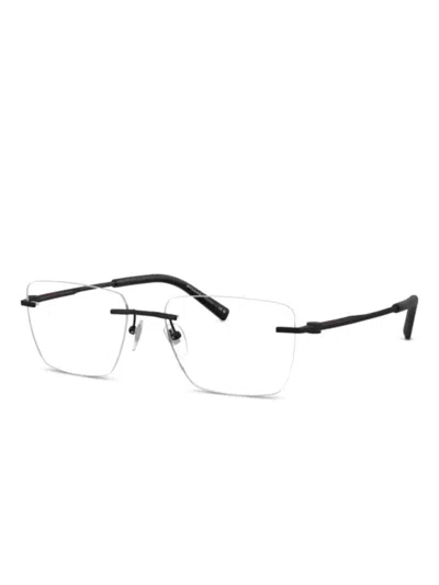 Bvlgari Rectangle-frame Glasses In ブラック