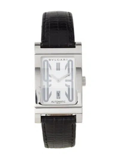 Pre-owned Bvlgari Rettangolo Watch, 26mm In Multi