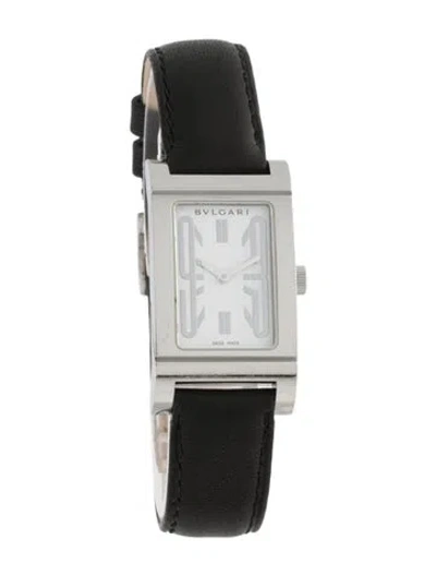 Pre-owned Bvlgari Rettangolo Watch In Multicolor