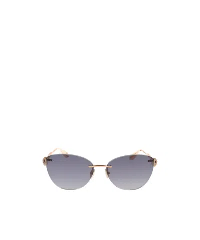 Bvlgari Rimless Sunglasses In Gray