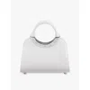 Bvlgari Womens White Roma Mini Leather Top-handle Bag In White